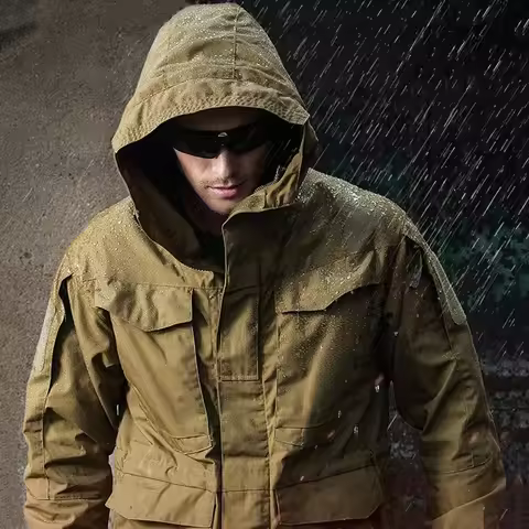 M65 UK US Men Autumn Winter Pilot Coat Army Clothes Casual Tactical Hoodie Military Field Jacket Win