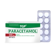 Paracetamol 500mg TGP 1 BOX (100 tablets) for pain & fever relief