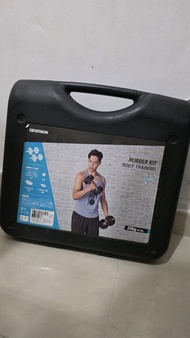 迪卡儂 2kg - 20kg 可調節橡膠啞鈴套裝