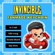 Invincible TV Series Nolan Grayson mica keychain with 2 sides from ENNEMIE