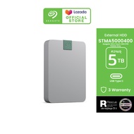 Seagate External Drives Ultra Touch HDD with Password - Type-C (2TB - 5TB) (ฮาร์ดดิสก์พกพา) *ฟรีบริ