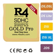 R4 Game Card Burning Card COM Gold Card 2024 for DS/3DS-2DS/Revolution Ink Cartridge with USB Adapter