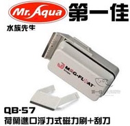 [第一佳水族寵物]台灣水族先生MR.AQUA 荷蘭進口浮力式磁力刷+刮刀(L) 免運