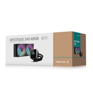 DEEPCOOL MYSTIQUE 240 ARGB | AIO Water Cooling (Black / White)