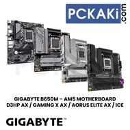 GIGABYTE B650M B3HP AX / GAMING X AX / AORUS ELITE AX / ICE - DDR5 AMD RYZEN AM5 MATX MOTHERBOARD