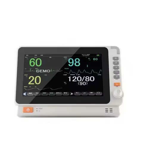 QD-PM10A High Quality Portable Veterinary Monitoring Device Multi-Parameter EKG Vital Signs Monitor 