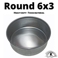 Round Baking Pan 6x3 / SIXXTHREE / Cake Pan BENTO Round Pan