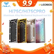AULA LEOBOG Hi75C PRO Customized Mechanical Keyboard 81 Keys 2.4G/Bluetooth/Wired RGB Aluminum Alloy