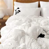 3Pcs Embroidered Plant Bedding Quilt Cover Set, Including 1 Quilt Cover And 2 Pillowcases (Without A