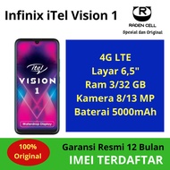 Infinix iTel Vision 1 Ram 3/32 GB Handphone 4G Murah HP 4G LTE Murah