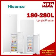 Hisense Upright Freezer (180L/280L) Frost Free FV188N4AWN FV280N4AWNP Stand Freezer Peti Sejuk Beku