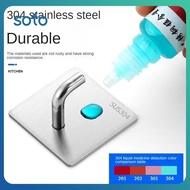 ♫ DXY 304 Stainless Steel Non-perforated Strong Load-bearing Viscose Hanging Clothes Trunk Hook Kitc