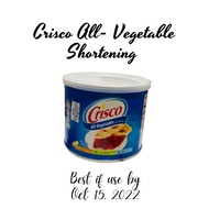 Crisco Vegetable Shortening 453g EXP DATE: OCT 15 2022