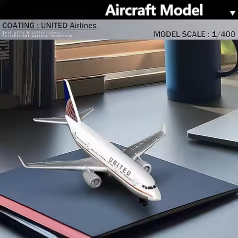 B747 Model Toys Airplane 747 United Airlines 1/400 Scale 16cm 747 Series Alloy Metal Kid Aircraft Pl