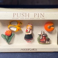 Huis Ten Bosch push pins (pushpin set) from the Dutch-themed