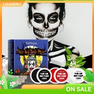 {August in New} Halloween Face Body Paint plate Set 3 Colors 20g Each with 3 Brushes 1