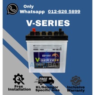 [Installation Provided ] NS40ZL ] V-SERIES Wet Battery | Kelisa / Myvi / Kenari / Kancil / Viva