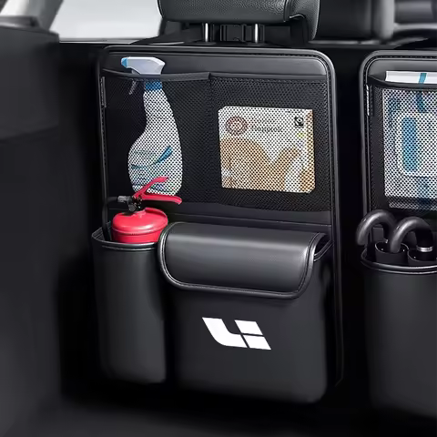 Car Trunk Storage Bag for Li LEADING IDEAL L6 L7 L8 L9 Foldable Tools Organizer Multifunctional Back