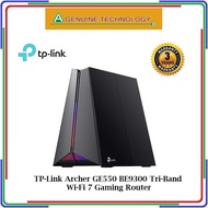 TP-Link Archer GE550 BE9300 Tri-Band Wi-Fi 7 Gaming Router - 3 Years Warranty