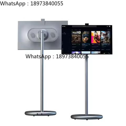 Factory Oem Android13 Movable Mini Tv Portable Adjustable Screen Android Smart Tv 27 Inch 6+128Gb In