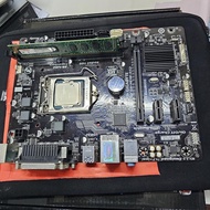 Mainboard  Gigabyte H81M-DS2 + Celeron G3240 + DDr3 2 GB / Second  .Ok hidup