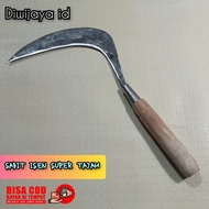 Sabit Baja Isen Wonosobo Model Jepang  Super Tajam -  100% PER ASLI Arit Rumput Bahan Baja Finishing