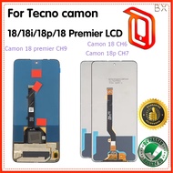 For Tecno camon 18 18i 18p premier CH6 CH9 CH7 CG6 LCD Display Screen Assembly