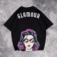 [Import Fennel] Oversize T-shirt Glamor Motif