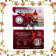 1 Dirham Silver Coin – Merdeka 64 Edition by Tamu Gold | Ag 999 | Malaysia Prihatin Series | Natural