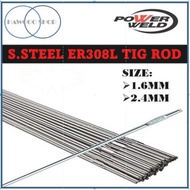 【5PCS】ER308L POWERWELD S/S Tig Welding Rod/Filler rod 308 STAINLESS STEEL 1.6mm & 2.4mm X1000MM