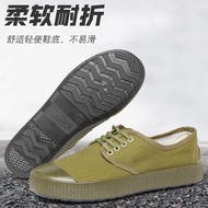 AT- Spring and Autumn Low-Top Men's Liberation Shoes Breathable Wear-Resistant Construction Site Labor Training Farmland