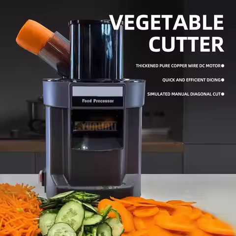 K8600B Commercial Fast Vegetable Slicer Cutting Machine for Kitchen Restaurant Efficient Vegetable P