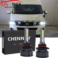 FOR Nissan Urvan NV350 2000-2017 (Head Lamp) - 2pc SDFGJ LED White 6000K Bulbs Headlight Kit 12-24V 