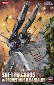 Hasegawa 超時空要塞 1/4000 SDF-1 Macross "Forced Attack Type" w/Prometheus & Daedalus