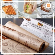 Kitchen Non-Stick Baking Paper With Cutter Oil Paper Bakery Cake Oil Paper Liner Microwave Oven Bake