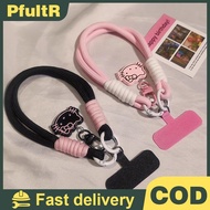 Phone Lanyard-Dual Hook Cute Lanyard Gift-Pink Rotating Phone Charm Birthday Present