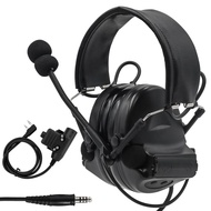 JM Comtac II Tactical Headset Military Airsoft Headphones Noise Redu