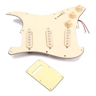 Loaded Prewired SSS Alnico 5 Alnico V HOT Pickups Pickguard Set for  Guitar