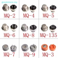 greatshore   MQ-2,MQ-3,MQ-4, MQ-5, MQ-6, MQ-7, MQ-8, MQ-9, MQ-135 Gas Sensor Detection Module Detect
