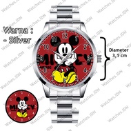 Jam Tangan Cewek Rantai Elegan Murah Karakter Mickey Mouse