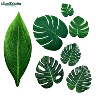 1Pc Artificial Green Turtle Plants Leaves Tropical Turtle Leaf Party Decoration Flag Fake Simulation