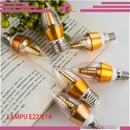 LED CANDEL LAMP SMD CANDEL BULB 5WATT E14 E27 WHITE YELLOW BRIGHT GOOD LED Bulb
