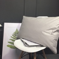 Muji หมอนรองน้ำหมอนขนนกหมอนขนเป็ดทำจากผ้าฝ้ายคุณภาพสูงจากญี่ปุ่นหมอนขนนกด้านหลังสองชั้น Vsei