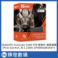SEAGATE FireCuda 530R Radiator Version 4TB SSD Solid State Drive