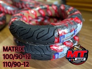 Matrix By.Veerubber ยางนอก Zoomer X / Moove / Scoopy i เบอร์ 100/90-12 110/90-12 ลาย CITY