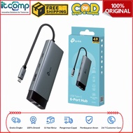 TP-Link UH6120C USB Type-C 6 in 1 Hub 4K HDMI Adapter