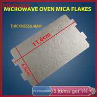 Ministar 5PCS Microwave Oven Mica Plate Sheet 116x64 MM Replacement Part For Midea N05 20