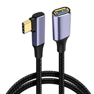 Taiwan Company Goods Elbow TYPE TYPE-C To USB3.0|OTG Adapter Cable|50cm|25cm Optional USB C To USB A