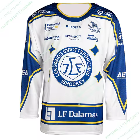 2026 New Arrival Sweden SHL Hockey Jersey 3D Print Unisex T-Shirt Leksands Idrottsförening Sports Qu
