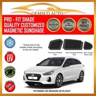 Hyundai I30 Wagon 2018 - 2021 ( 6 pcs) Car Magnetic Sunshade